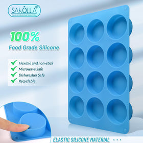Sakolla silicone mold set offering non-stick release for easy unmolding.
