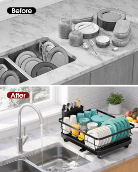 Sakugi compact rack fits small kitchens and crowded counters.