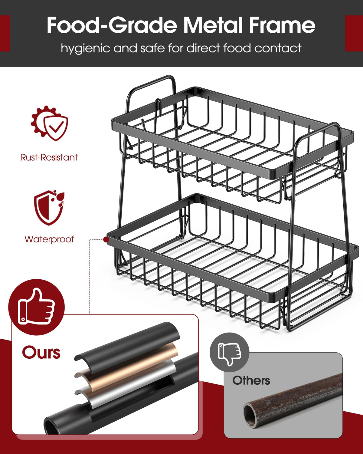 Sakugi smooth side handles enable easy lifting and repositioning