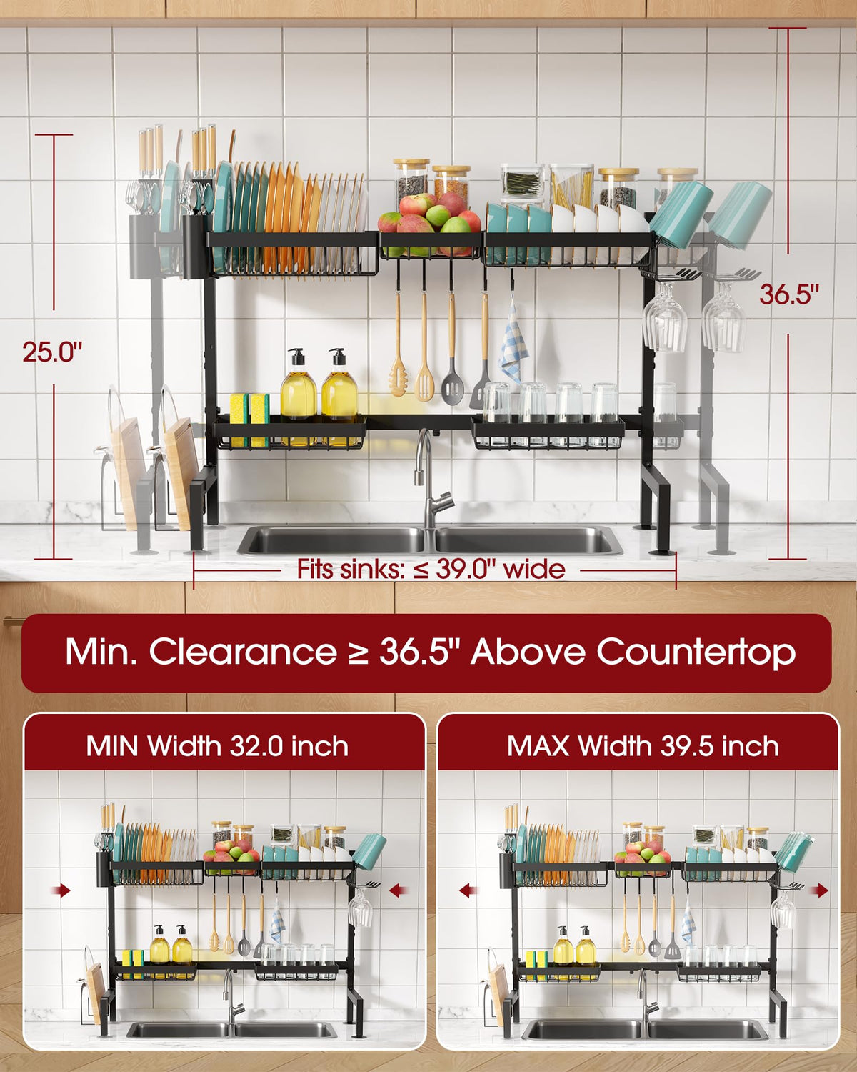 Sakugi multipurpose attachments: includes utensil, cutting board, knife holders for efficient kitchen organization