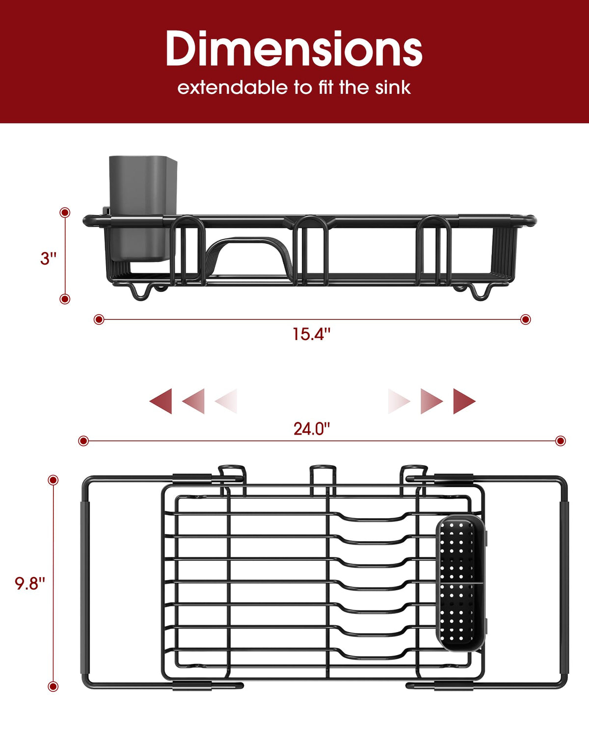 Sakugi non-slip bar covers prevent movement during use.
