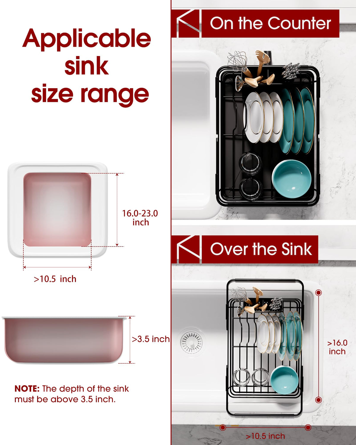 Sakugi removable cutlery holder keeps utensils organized and accessible.
