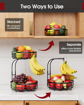 Sakugi rust-resistant metal frame ensures durable use on the countertop.