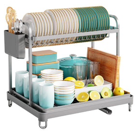Sakugi stainless steel kitchen rack emphasizes rustproof construction for long-term counter organization.