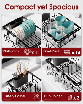 Sakugi three cup holders keep cups upright and dry after washing