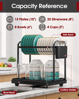 Sakugi two-tier rack side view highlights space-saving design