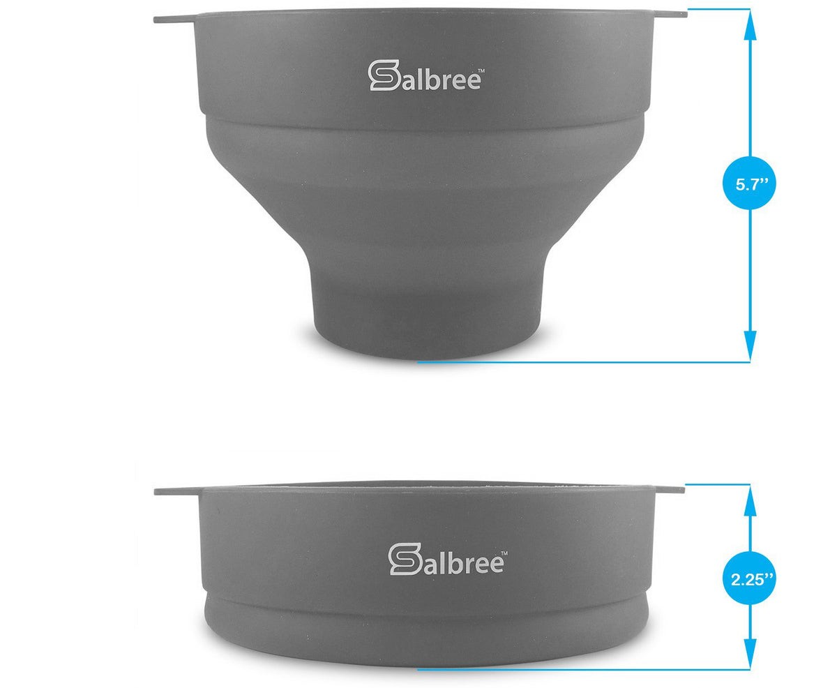 Salbree 16-cup capacity popper ideal for family movie nights.