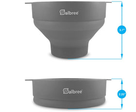 Salbree 16-cup capacity popper ideal for family movie nights.