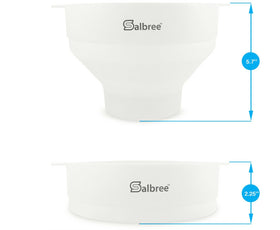 Salbree popcorn popper color options available for home kitchens