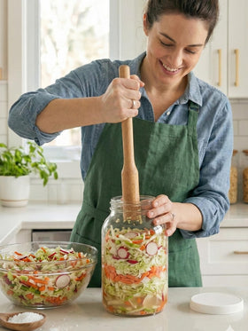 Sally's Organics sun tea jar for refreshing, bright infusions.