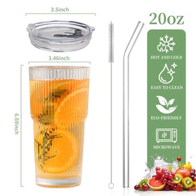 Salpae premium borosilicate glass resists clouding for hot or cold beverages.