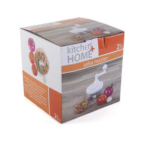 Salsa Master dual-direction cutting enables versatile prep.