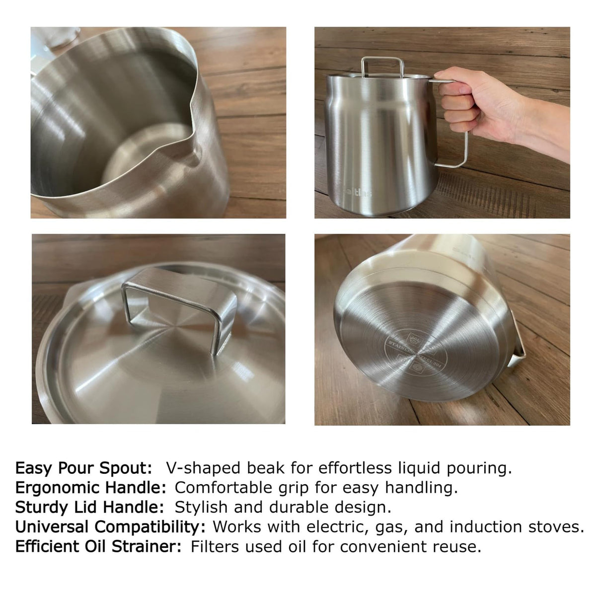 Saltlas compact 2L fryer for camping and small kitchens.