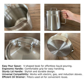 Saltlas compact 2L fryer for camping and small kitchens.