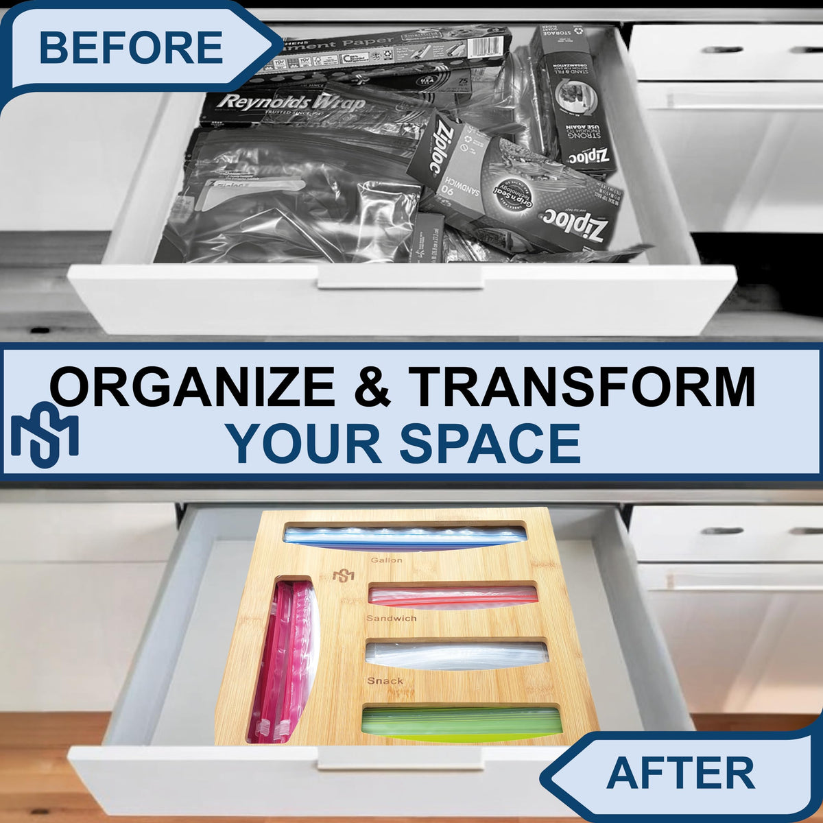 Samatize dispensing slots allow top loading and easy access