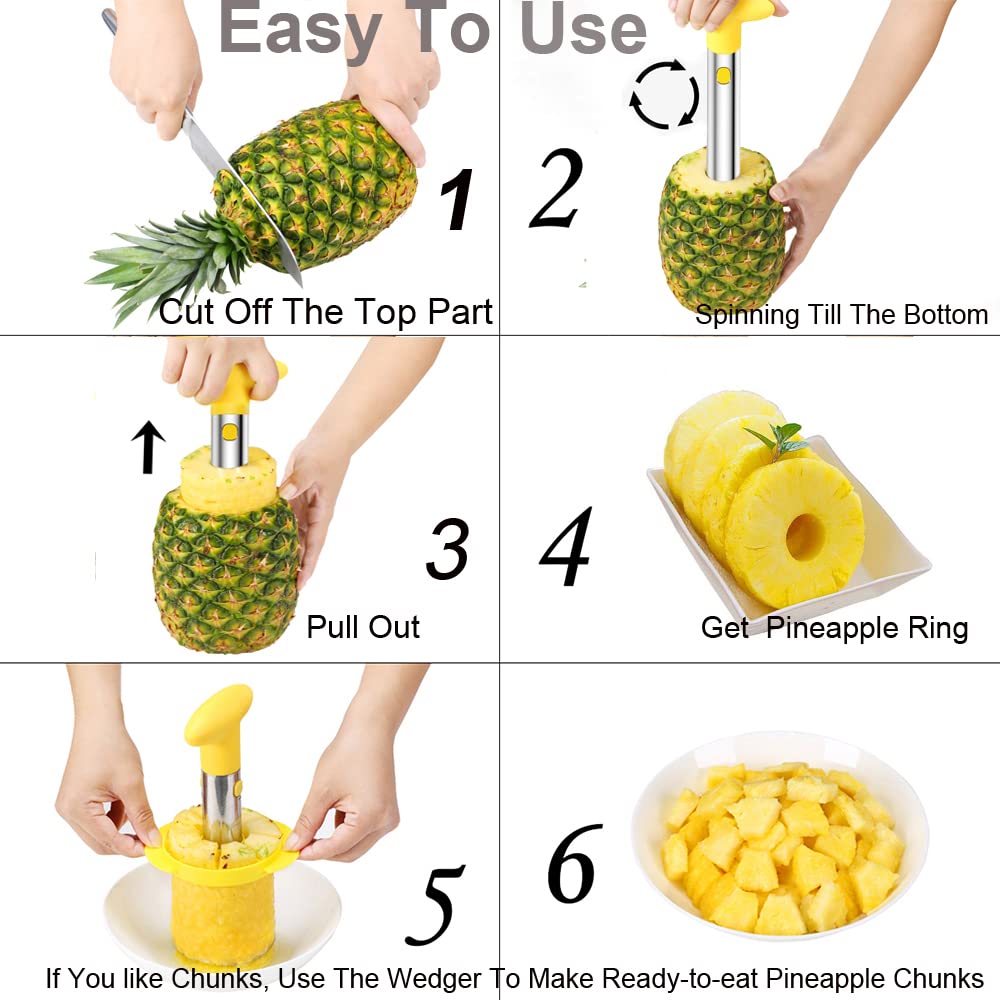 SameTech pineapple rings preserve shell for decorative bowls.