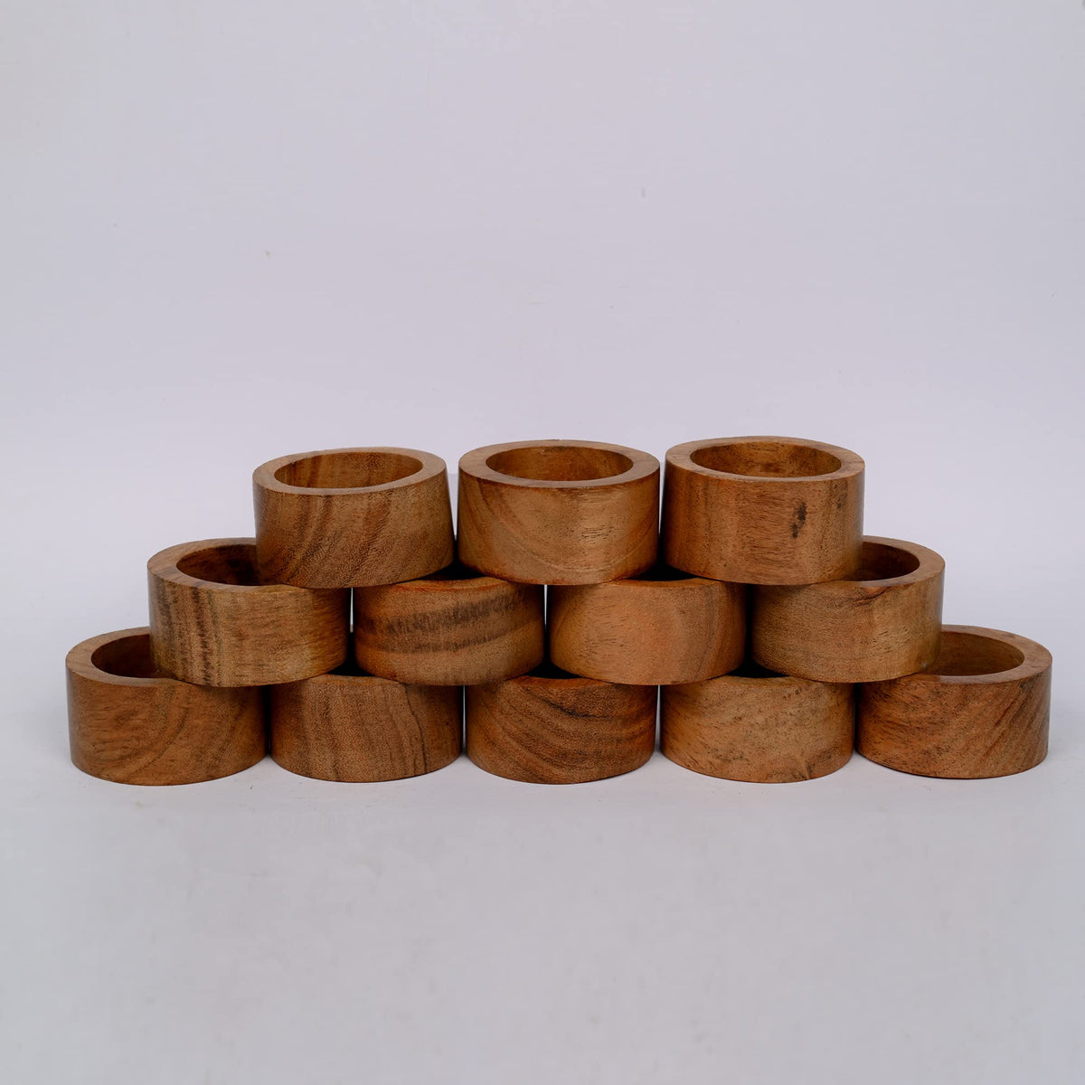 Samhita acacia napkin ring used as wedding decor to elevate table charm.