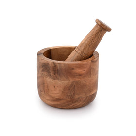 Samhita mortar-pestle suitable for grinding coffee beans and pastes.