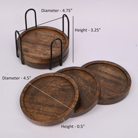 Samhita gift-ready coaster set suitable for housewarmings.
