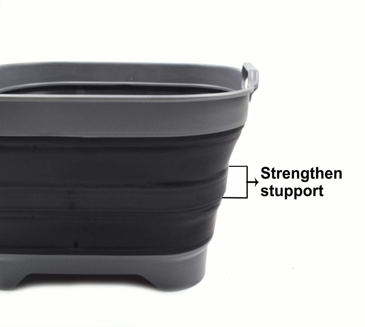 SAMMART 10L dishpan used outdoors during camping and cleanup