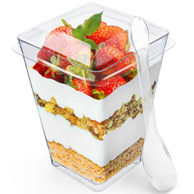 Sammray crystal-clear cups elevate dessert presentations