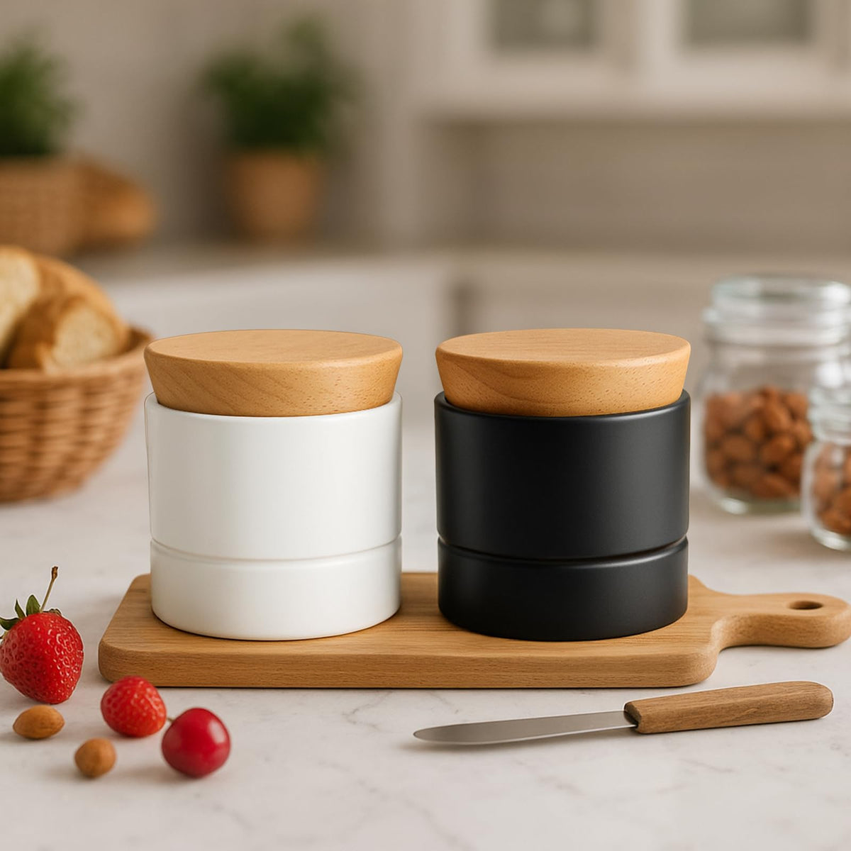 Samseel butter dish easy-clean design supports quick maintenance.