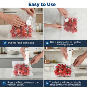 Rechargeable Type-C charging cable included with the SAMSICHI sealer.