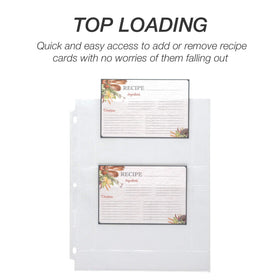 Samsill non-stick ink-safe sleeves prevent ink lift when inserting cards.