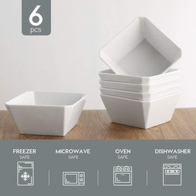 Samsle bowls stacked neatly, saving counter and cabinet space.
