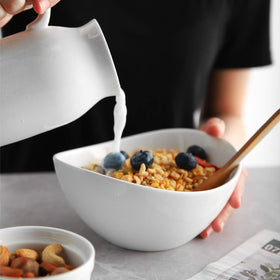 Samsle stackable serving bowls saving cabinet space