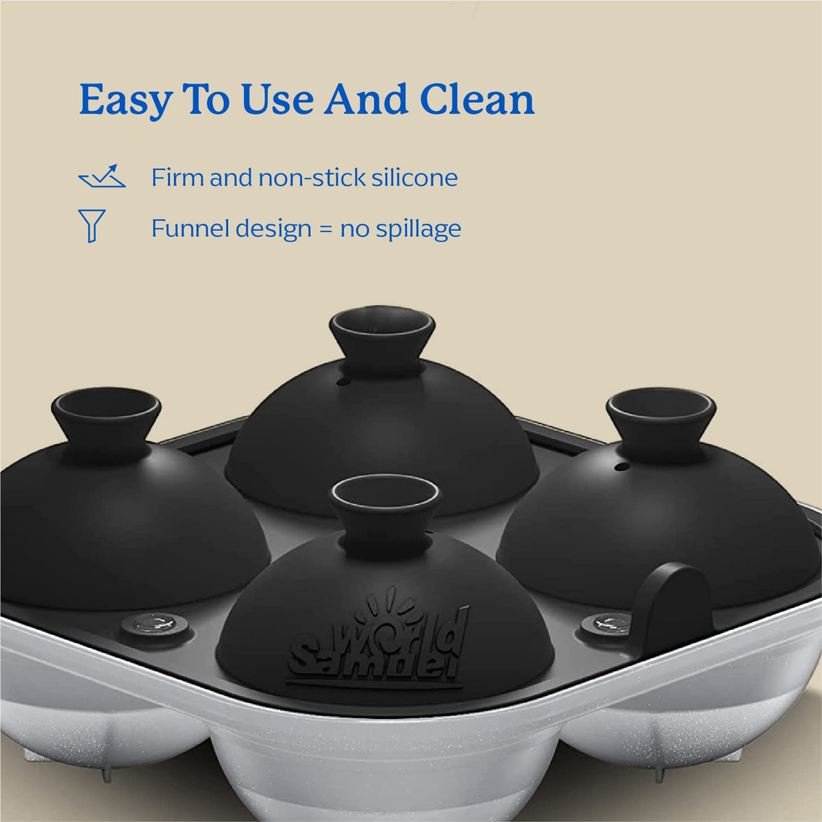 Samuelworld dishwasher-safe trays simplify cleaning after gatherings
