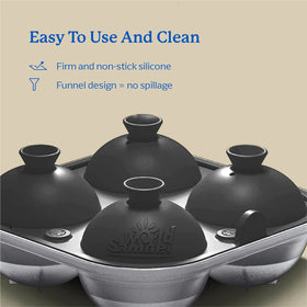 Samuelworld dishwasher-safe trays clean quickly after use
