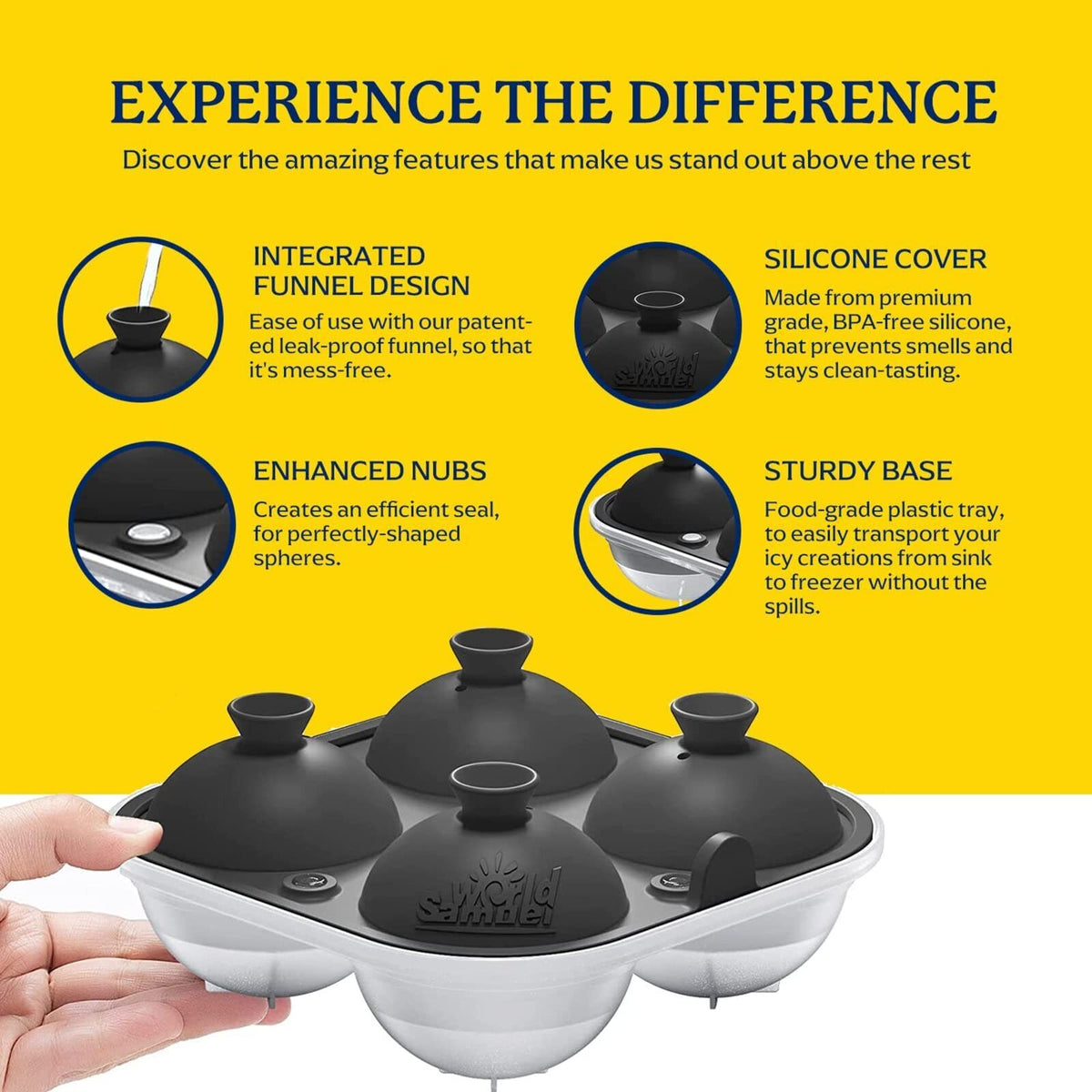 Samuelworld food-grade plastic tray ensures durable, safe use