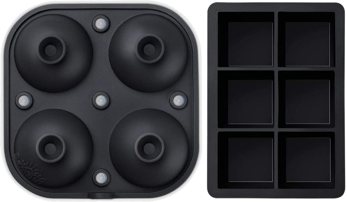 Samuelworld ice sphere tray forms 2.5-inch spheres for elegant drinks