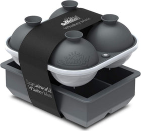 Samuelworld large ice cubes tray for six cubes in drinks