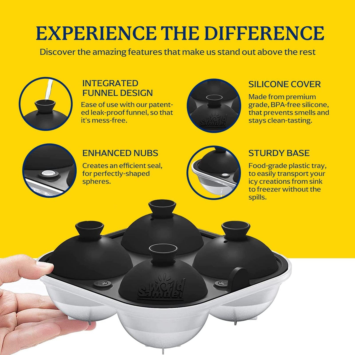 Samuelworld silicone sphere covers minimize leaks and seal the spheres