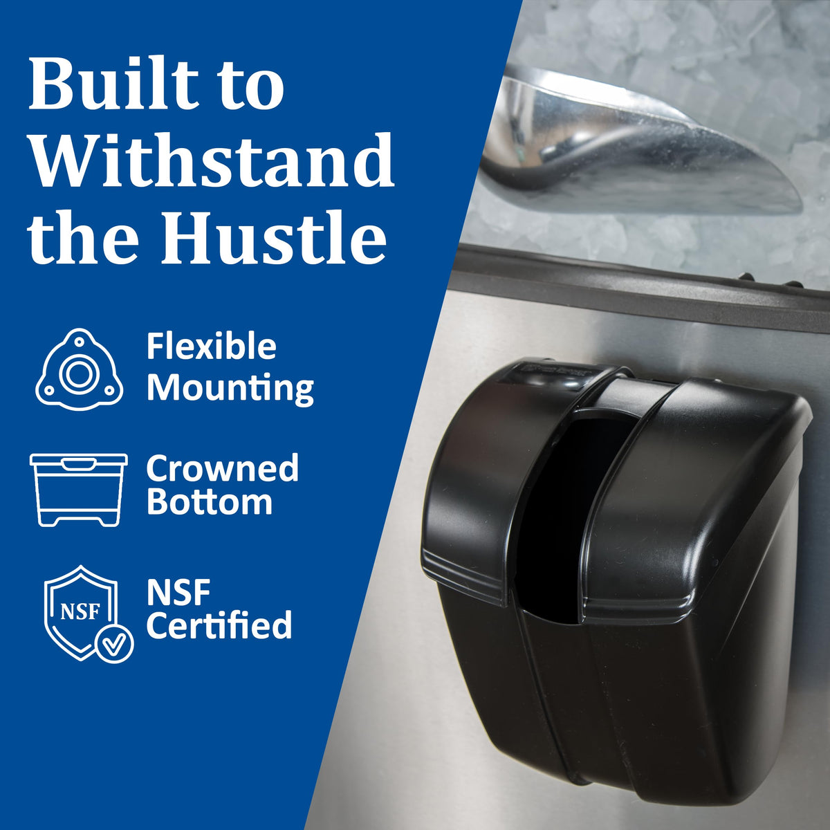 Compact dimensions fit into tight prep areas.