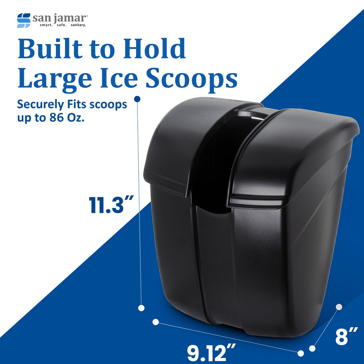 Mounting brackets enable easy wall installation.