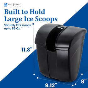 Mounting brackets enable easy wall installation.