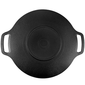 Sanbege grill pan 6-layer coating close-up highlights durable nonstick performance.