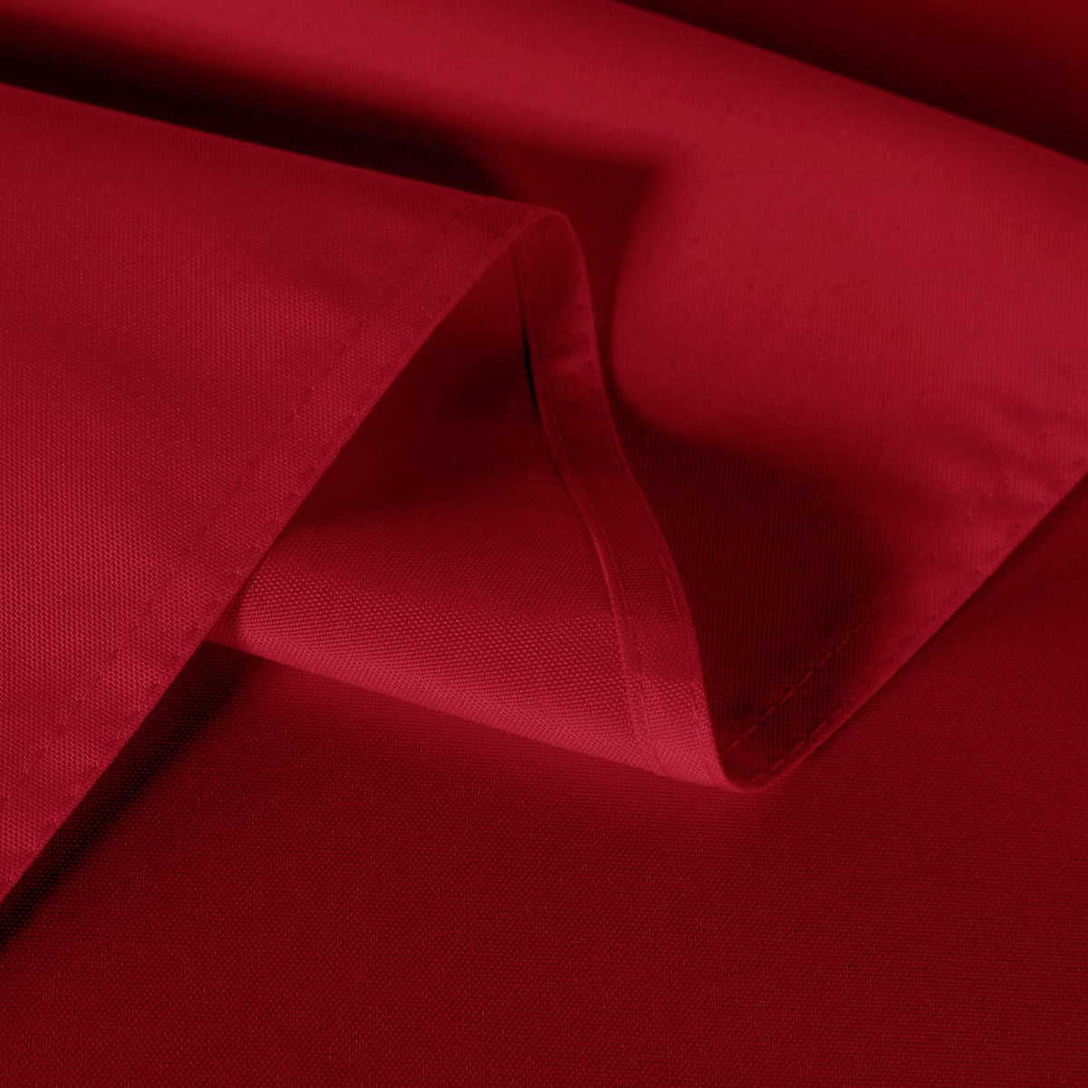 Sancua red tablecloth laid for banquet display and party decorating