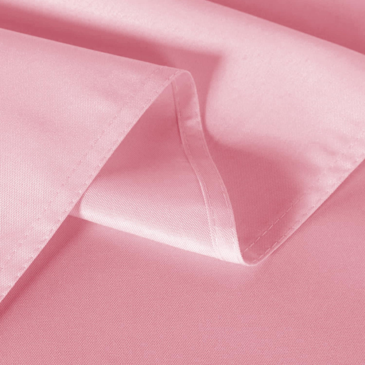 Sancua pink tablecloth machine washable for quick post-event cleanup.