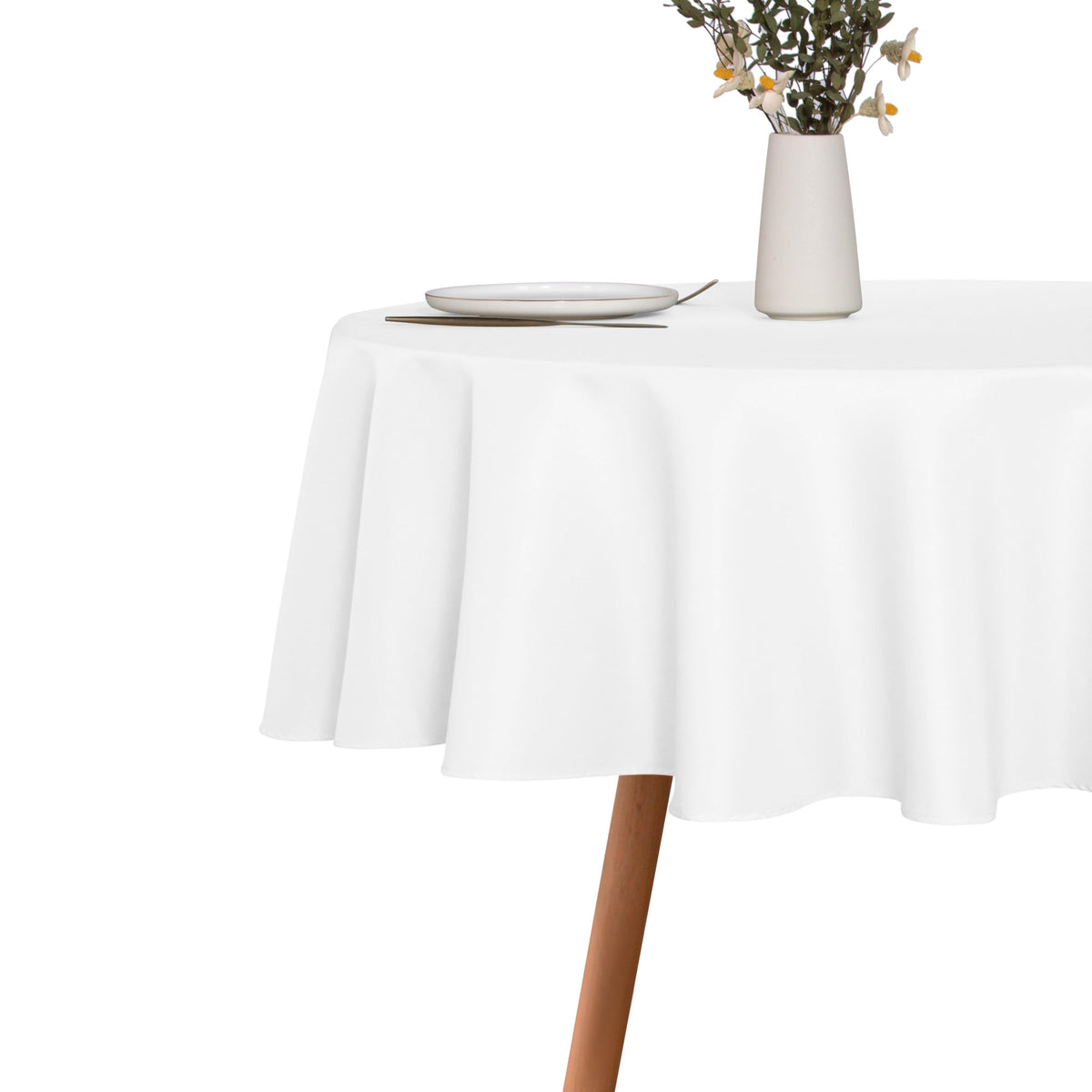 Sancua round cloth, easy care and wrinkle-free after ironing