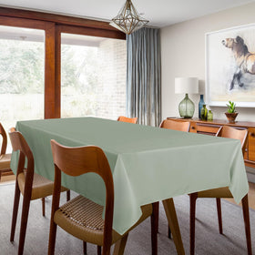 Buffet setup with Sancua tablecloth for a party or celebration