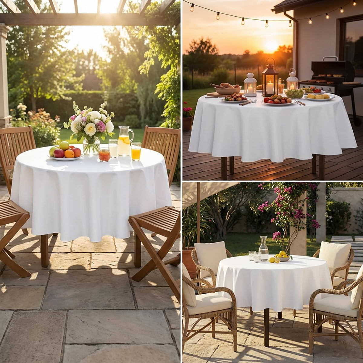 Sancua spill-resistant table cover protects surfaces during meals