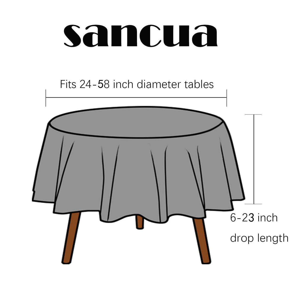 Sancua stain-resistant fabric, keeps tables pristine after events