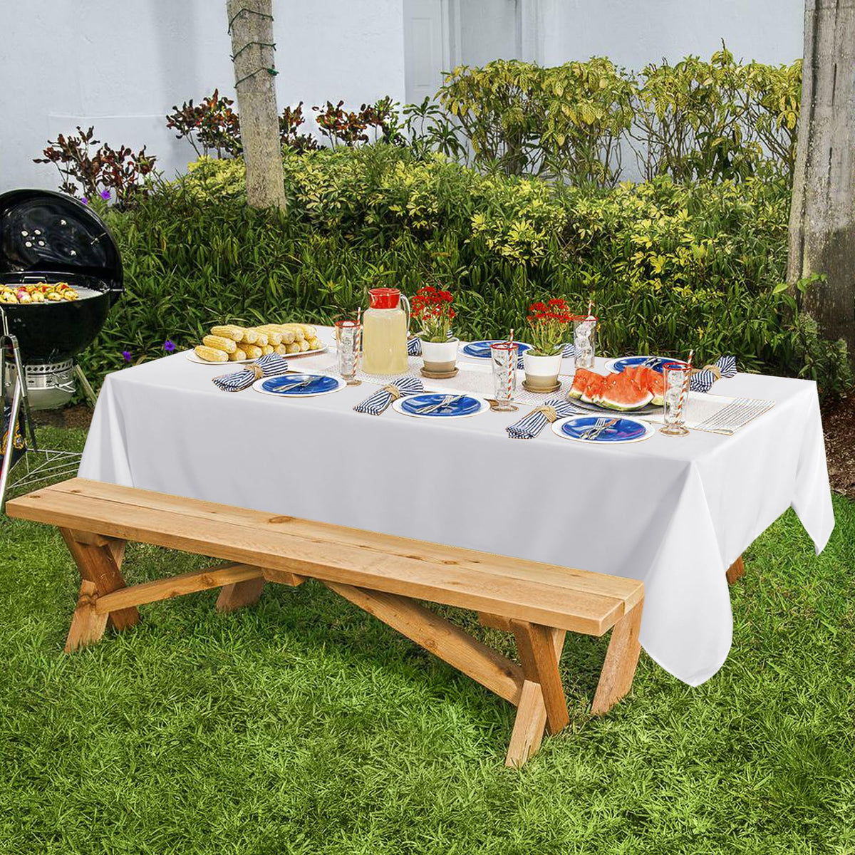 sancua 4-foot table with 18-inch drop coverage