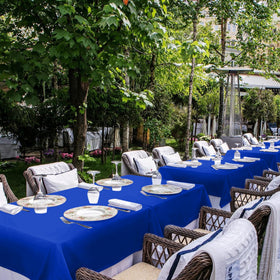 Sancua tablecloth pack flat lay demonstrates the six-pack value