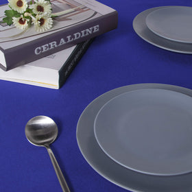 Sancua tablecloth provides sun fade protection for outdoor tables.