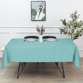 Sancua machine washable polyester tablecloth for quick cleanup